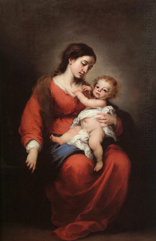 Virgin and Child, Bartolome Esteban Murillo